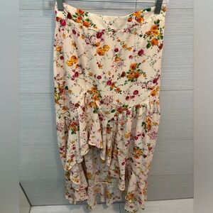 Revolve maxi floral skirt size s